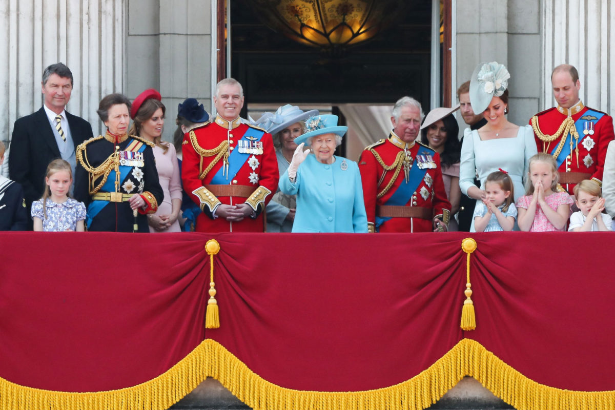 The Royal Family on the Balcony at Buckingham Palace